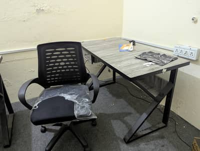 Computer Table and Chair