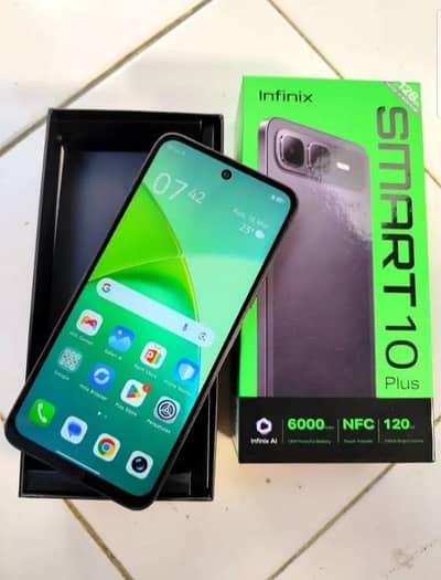 Infinix smart 10plus 6/128GB  full box hai