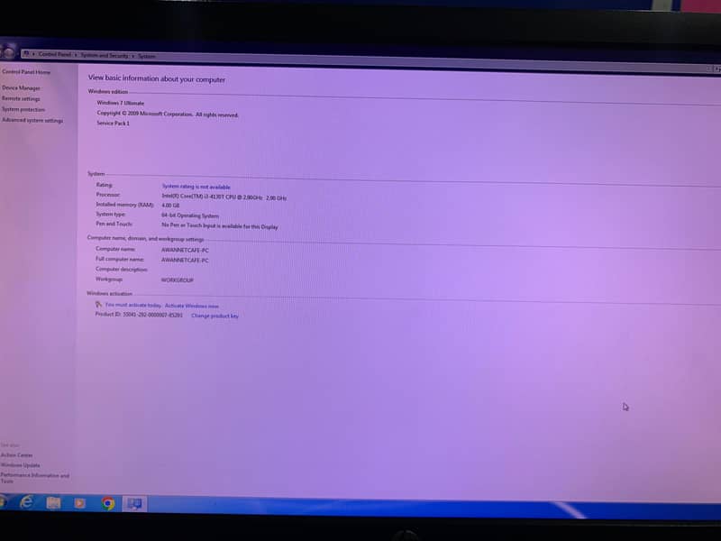 i3rd 4genaration  complete computer setup 5