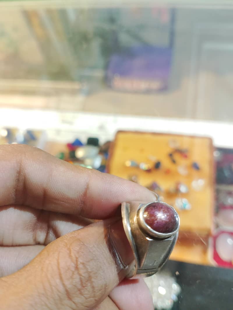 Silver ring Ruby Yaqoot 1