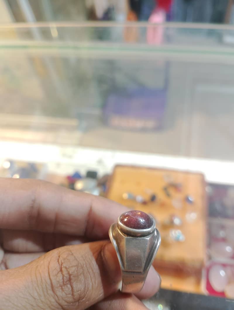 Silver ring Ruby Yaqoot 2