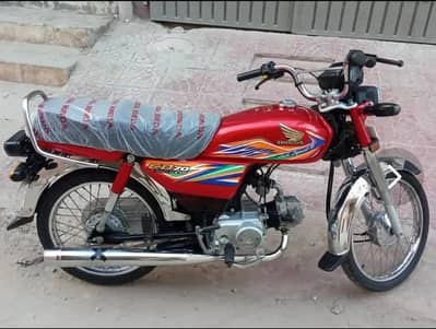 Honda CD 70 cc bike 2020 model for sale WhatsApp number 03248192817