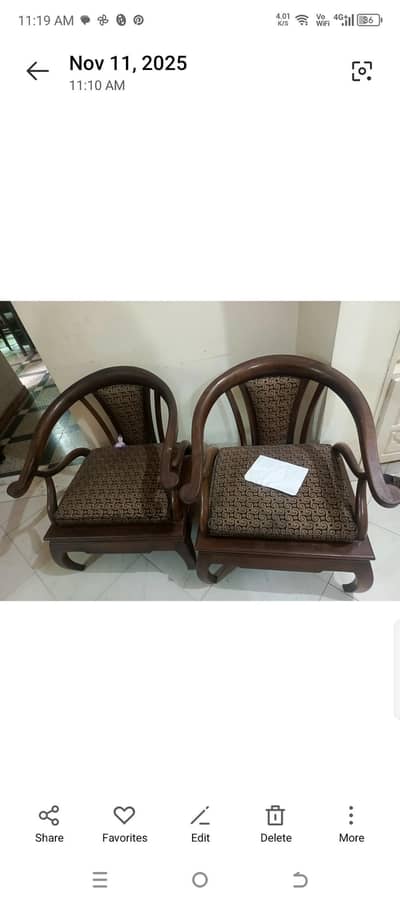 room chairs made out of wood