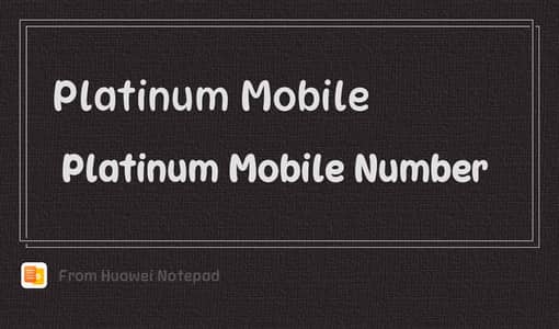 Platinum Mobile Number For Sale