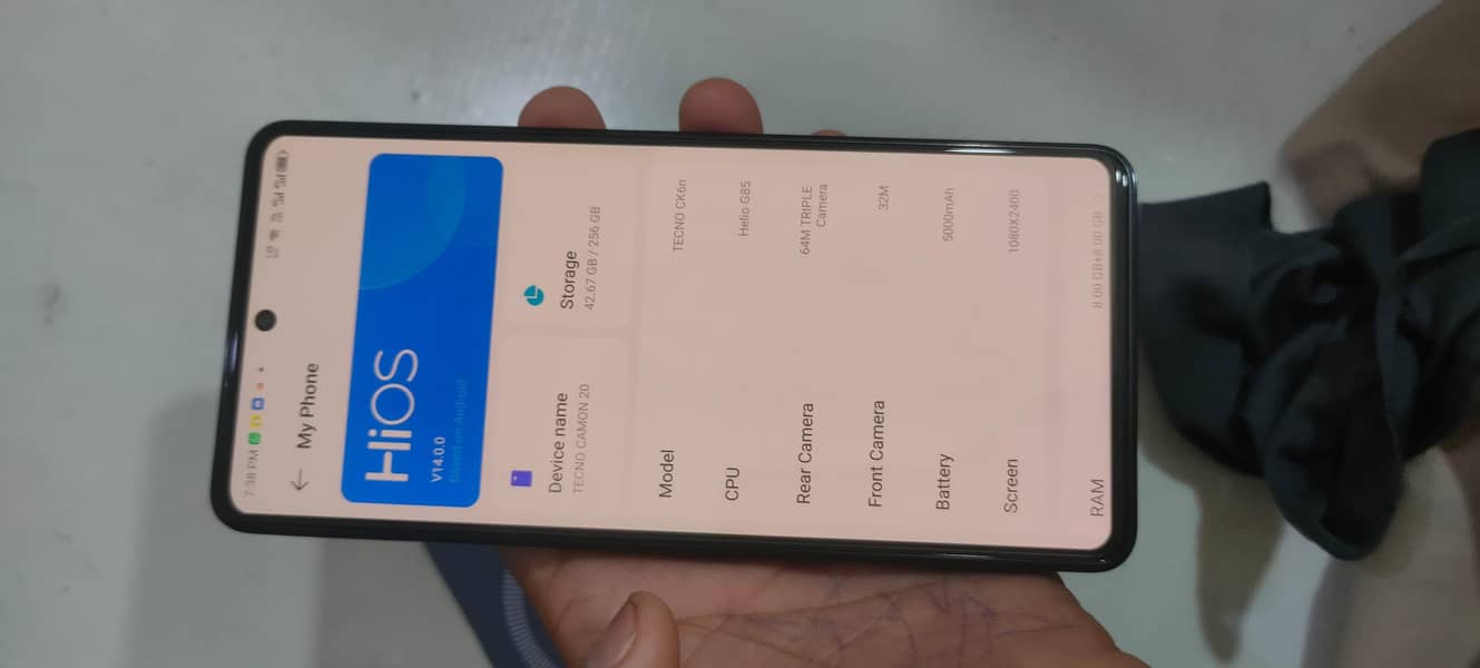 Tecno camon 20 7