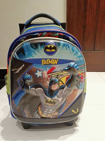 batman kids trolley bag