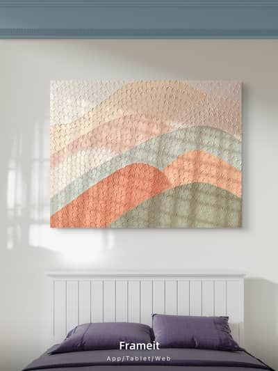 Premium Handmade Textured Canvas Painting