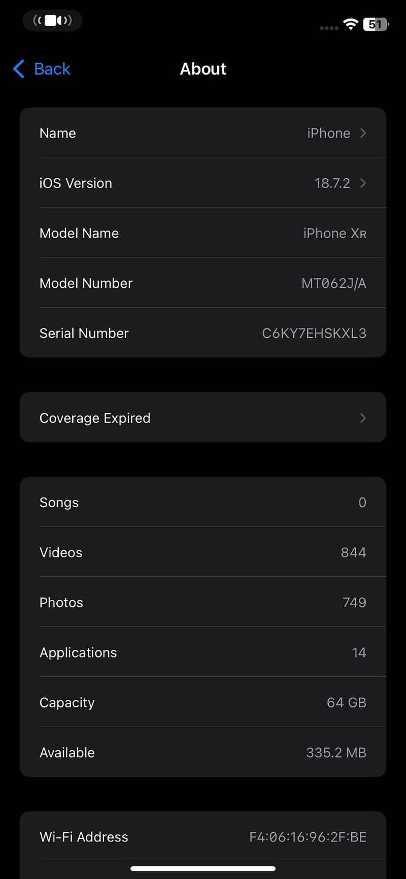 iPhone XR 0
