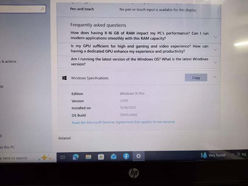 HP Laptop Eitebook 0
