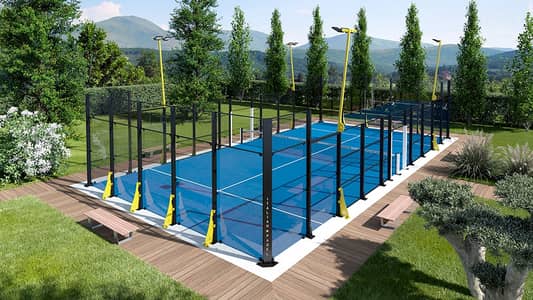 Padel court-Artificial grass-Astro turf-Cricket net-Sports flooring