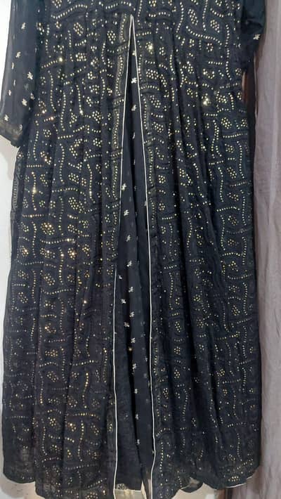 black maxi with dupata