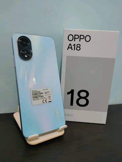 Oppo A18 8Gb Ram 128 GB memory PTA approved. 0325=3982=953