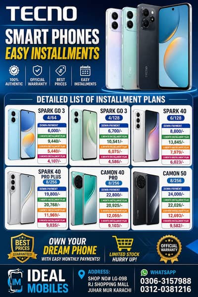 TecnoCamon50ultra Camon50pro Camon50 spark50 40proplus go3