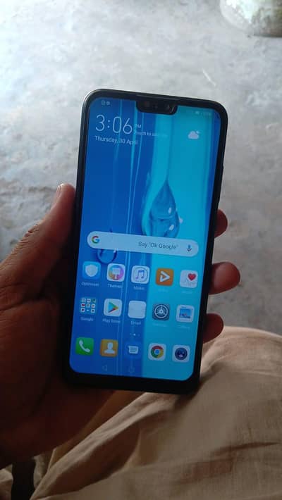 Huawei y9 2019  full 10/10 ha one hand use ha
