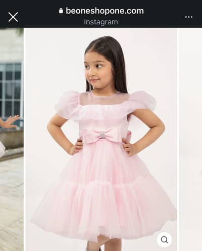 Pink frock from one