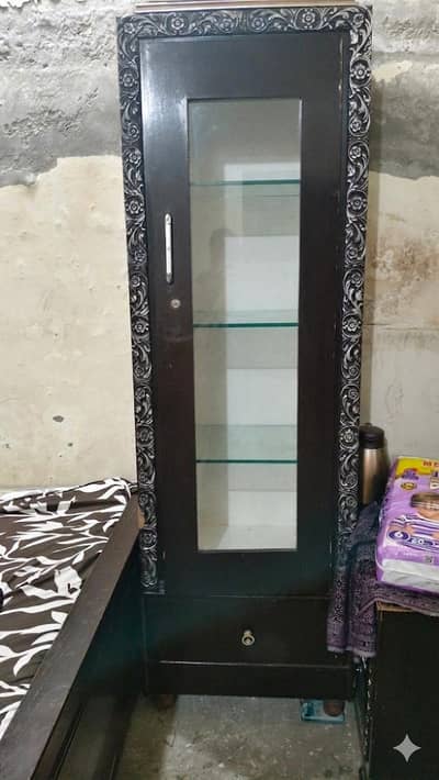 complete bed set with dressing and iron stand etc