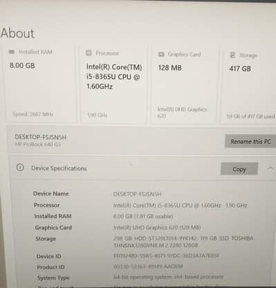 HP Laptop For Sale