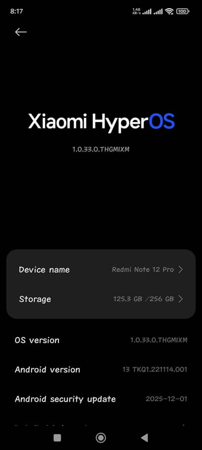 Redmi Note 12 Pro 4G