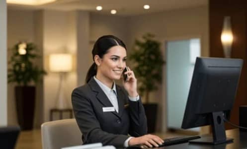 Females Receptionist and Sales Girls ki need h