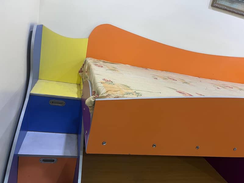 Bunk Bed with Storage & Study Space (Used) 4