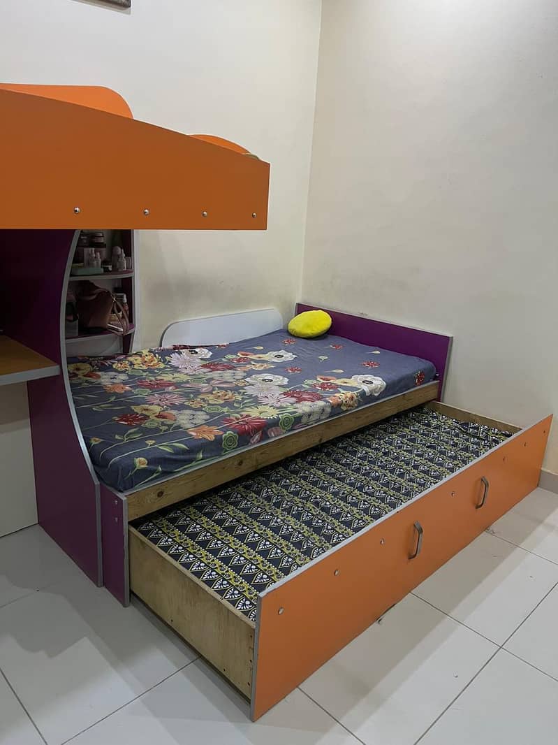 Bunk Bed with Storage & Study Space (Used) 7