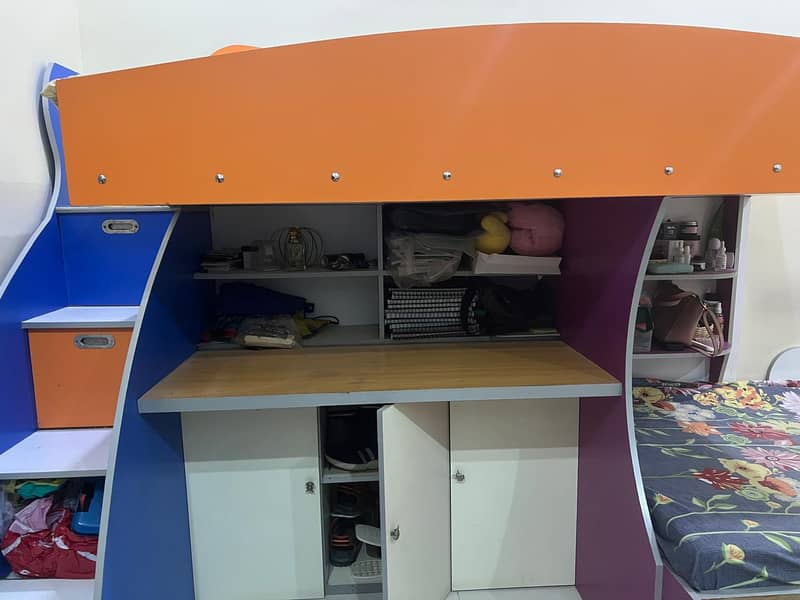Bunk Bed with Storage & Study Space (Used) 9