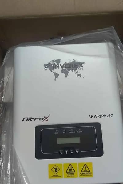 Solar Inverex nitrox 6kw ongrid 3 phase brand new