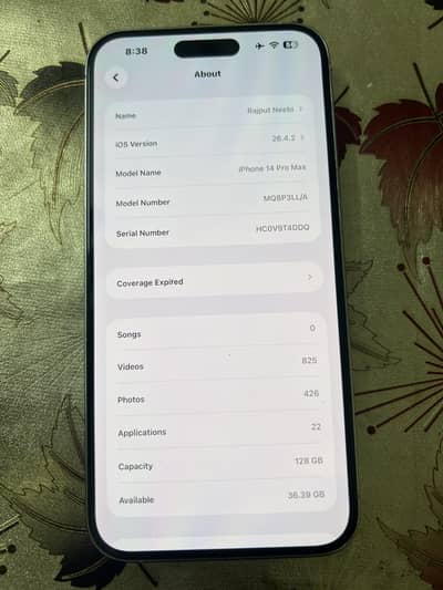 Iphone 14 pro max (jv)