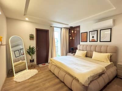 Daily basis, and weekly basis, One bedrooms fully furnished luxury apartments available for rent Gulberg greens Islamabad