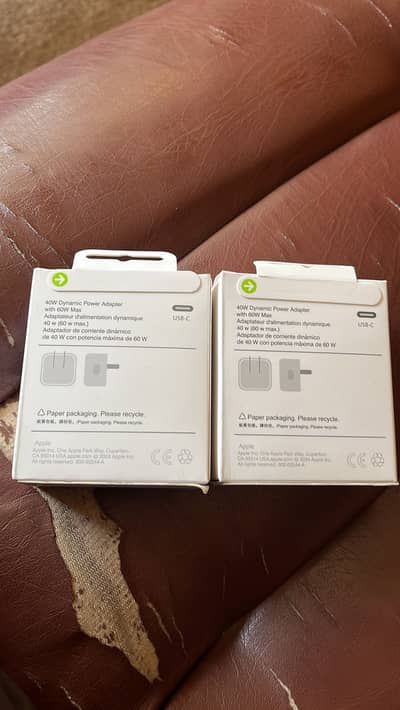Pack of 2 IPhone charger 40 watt