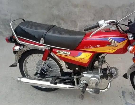 ہونڈا سی ڈی 70 بائک فار سیل گڈ کنڈیشن ڈاکومنٹ کلیئر انجن جینین 0