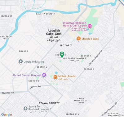200 Yards West-Open Plot | 40 ft Road | Sector X Gulshan-e-Maymar