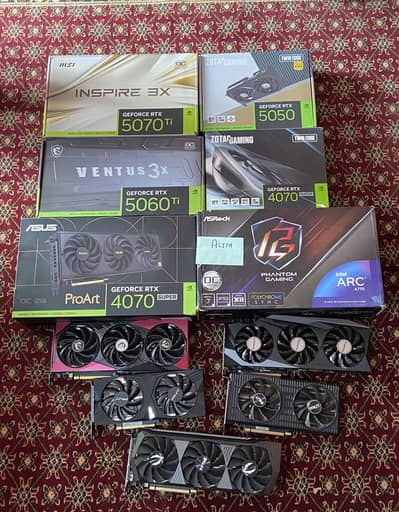 5070ti/5060ti/4070super/3080/5050/A770