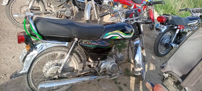 honda cd 70 2023 in good condition second owner