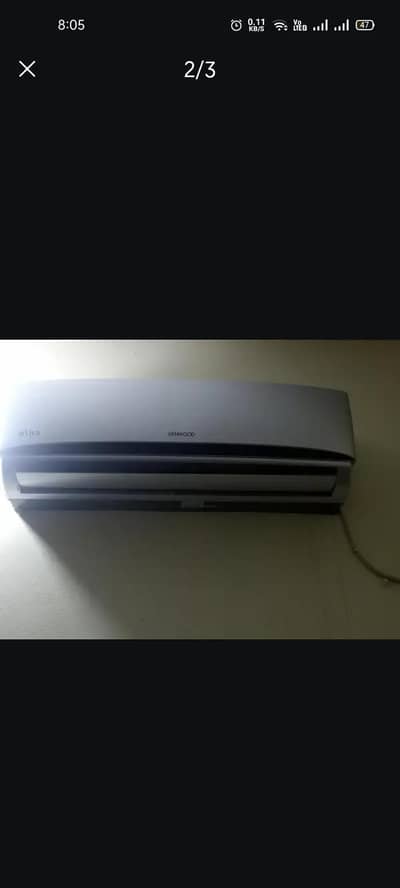 Kenwood ac 1:5 ton all ok chill coling