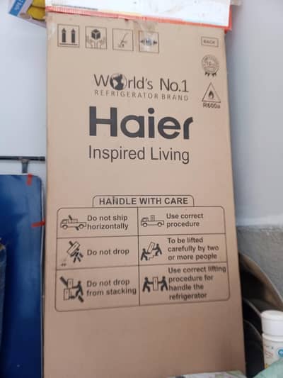 RS. 63000.   Haier E-Star Refrigerator HRF-216 EPB-01 Black