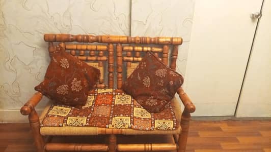 5siter sofa with tee trolie