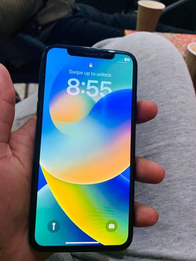 Iphone X PTA approved battery Health 67 under service All Ok