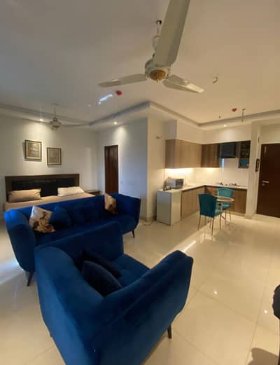Luxurious 1-Bedroom Studio Furnished Residential Apartment With Top-Notch Amenities Available For Rent In DHA Phase 4