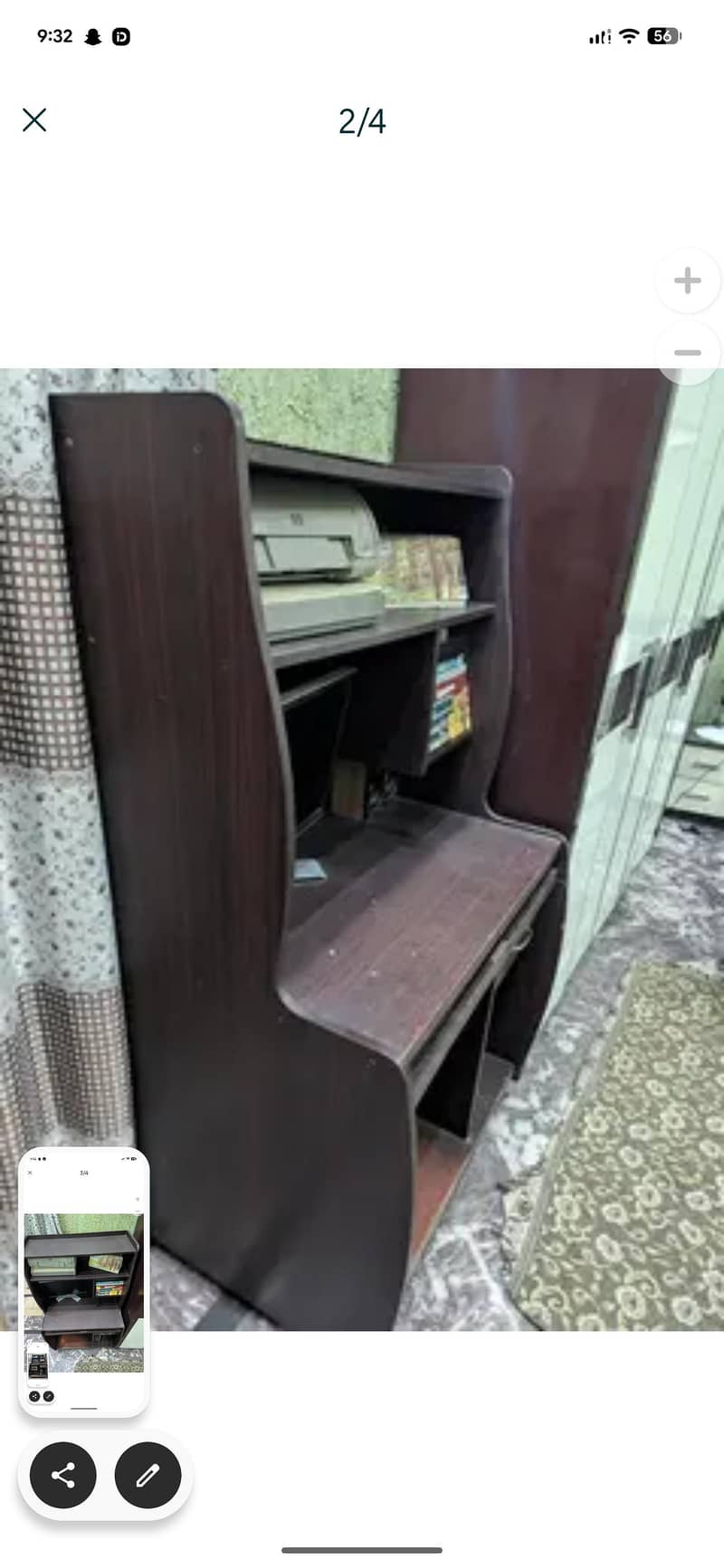 Solid Wood Computer Table / Study Desk 1