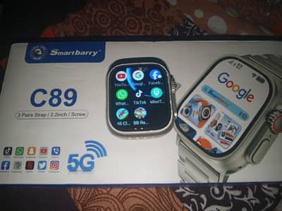 *Smartberry* C89 smart watch 5g sim card supported with pti approved