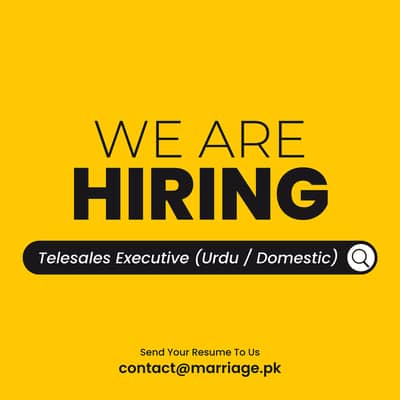 Telesales Executive (Urdu / Domestic)