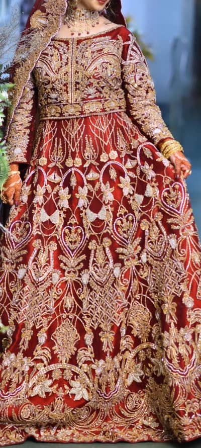 Modern bridal dress