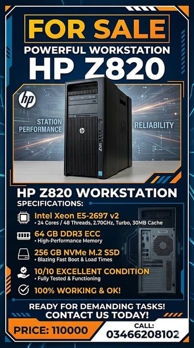 Hp 820 Workstation