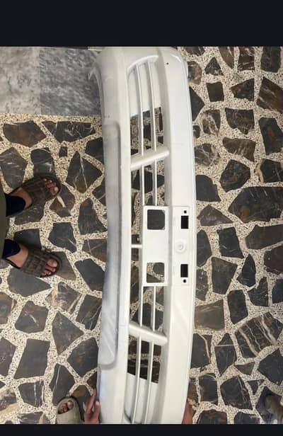 cultus bumper abs plastic painted white colour