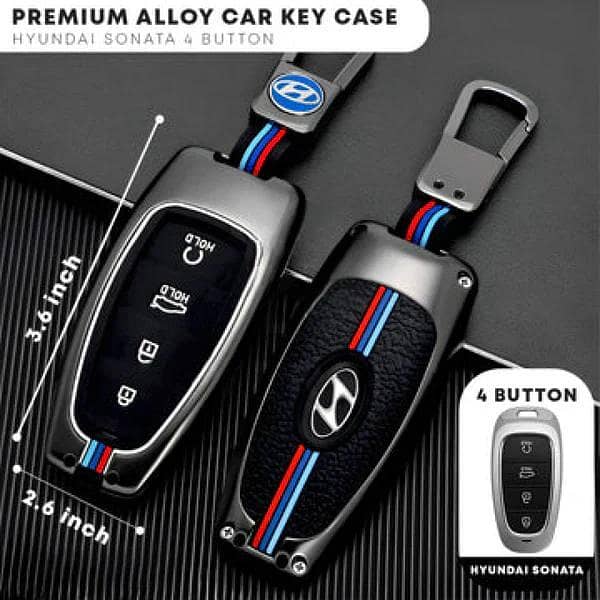 Hyundai Sonata Premium Quality Metal Key Remote Cover