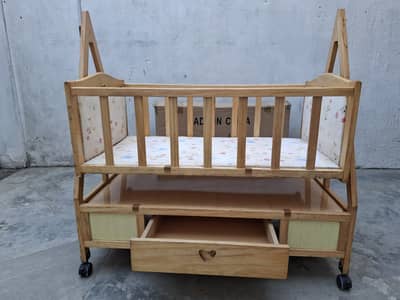 Baby Cot | Crib | Cradle Swing | Baby Cart with Mosquito Net ( 21k )