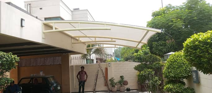Shades - Tensile shades - parking shades - sheds - car porch shades