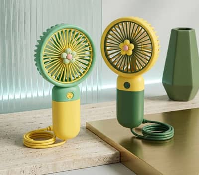 Rechargeable Mini Hand Fan - 3 Speeds-  Summer Sale Now RS 829