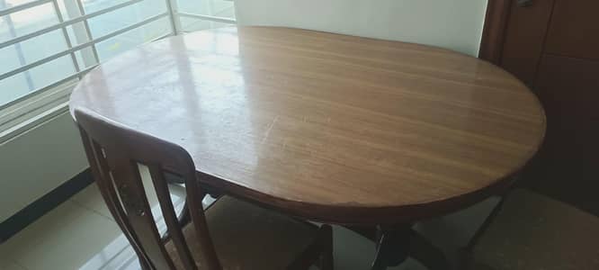 Dining table and chairs